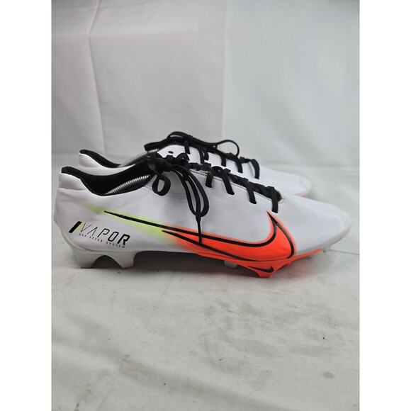Nike Vapor 360 Speed System Football Cleats White Orange Shoes CU8273-100 Men 15 - Picture 5 of 10